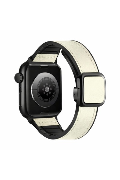 Alstrap Apple Watch 11-10(46mm) 9 8 7 (45mm) SE 6 5 4 (44mm) Uyumlu Manyetik ...