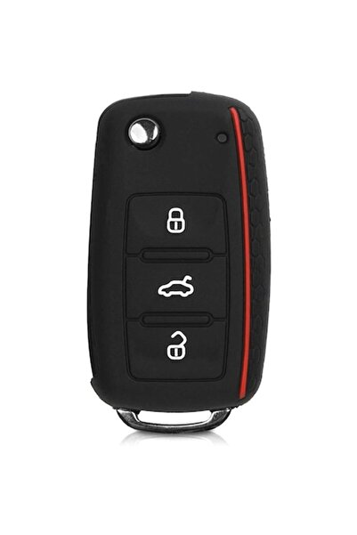 SOHO Carcasă cheie auto compatibilă cu VW Passat B5.5, Golf 4, 5, 6