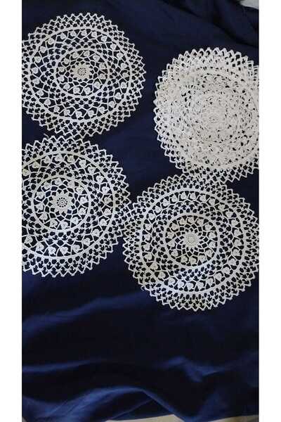 Papatyam 6 Pieces//Bedroom//23 Centimeters in Diameter, Woven from Fine Twine, Dowry Bedroom, 6 Pieces.