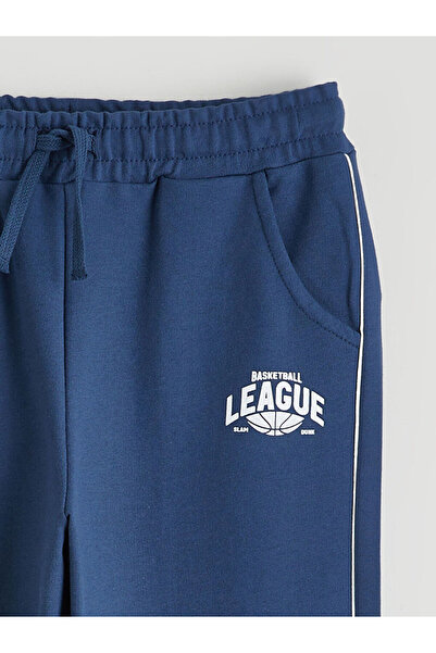 LC Waikiki Μπλουζάκι Indigo για αγόρια, φούτερ με φερμουάρ και παντελόνι φόρμας