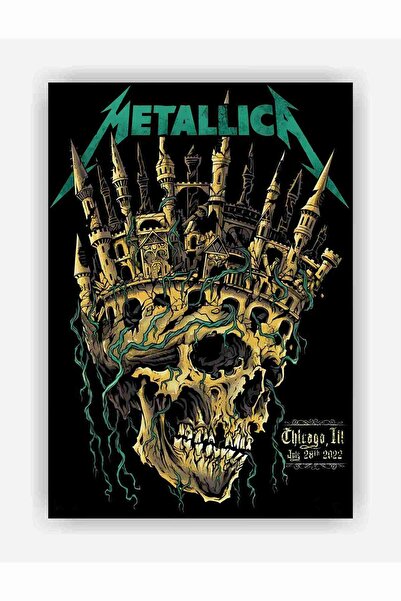 fırsatlar diyarı Metallica Heavy Metal Müzik Kağıt Poster - Çerçevesiz
