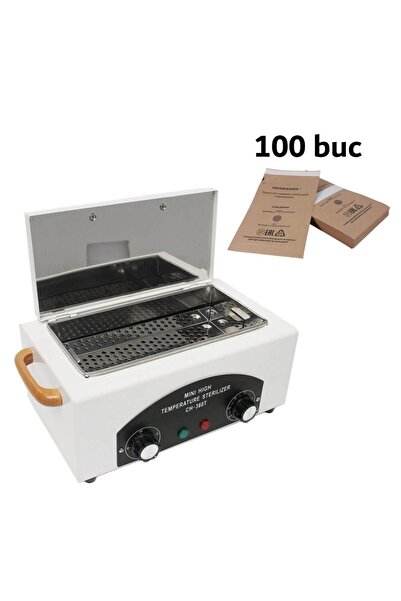 OEM Set Sterilizator cu aer cald Pupinel CH-360T + 100 pungi de sterilizare