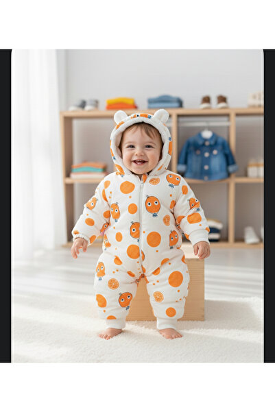 Pamuk Kozası Bebek Tulum Kozmonot Su ve Rüzgar Geçirmez Kışlık