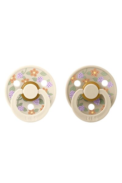 Bibs لهاية ليبرتي بنكهة الفراولة والكريمة - S2 - مزيج عاجي - قطعتان