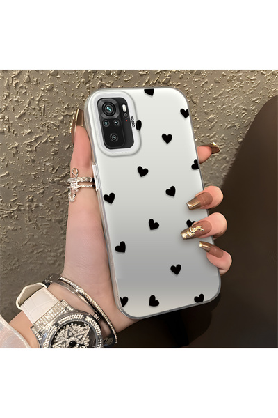 ucuc Xiaomi Redmi Note 10 Compatible Silicone Edge Hard Back Anti-Fall Case H...