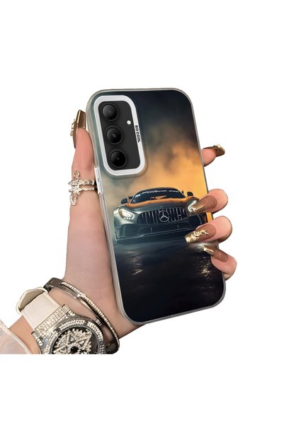 ucuc Samsung Galaxy A35 Compatible Silicone Edge Hard Back Anti-Fall Case Rac...