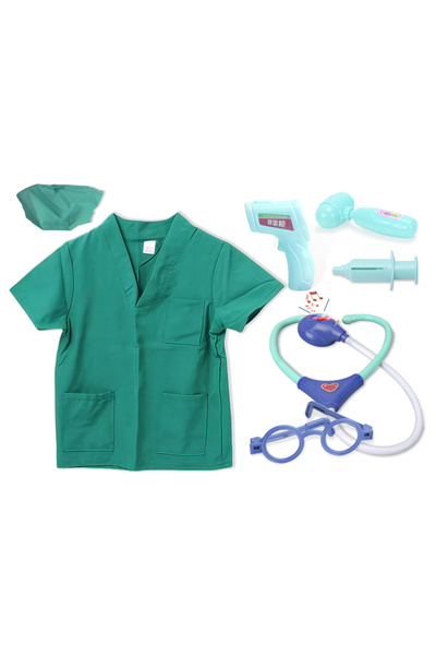 Toybox Kids Dress Up Set Doctor Cosplay Costume Party Toys Pretend Play Docto...