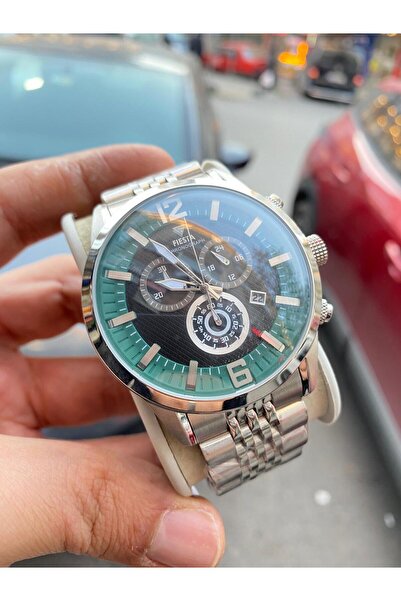 Fiesta ERKEK SPOR FONKSİYONLU KOL SAATİ İÇİ YEŞİL SİYAH