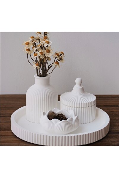 Dekor 5 li beton bohem set