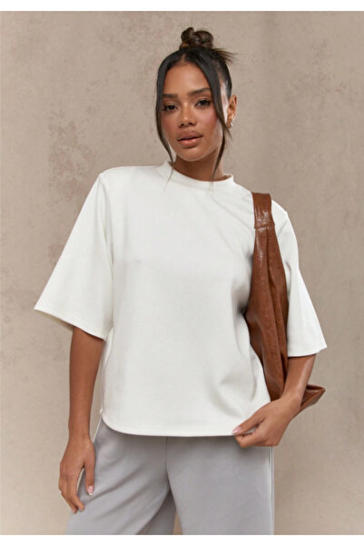 Arz giyim Tricou cu mânecă scurtă, oversize, de bază, pentru femei Ardente Co...