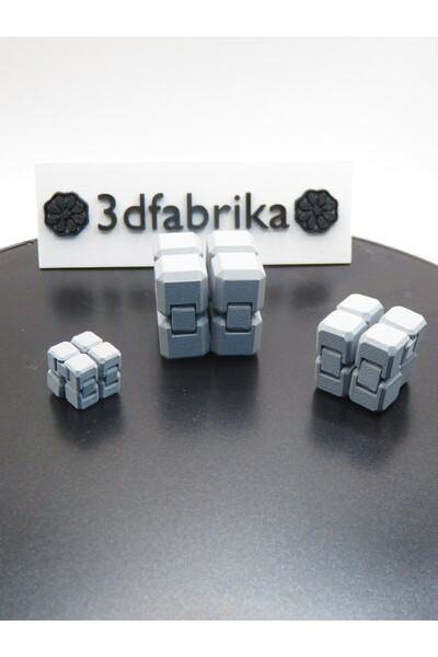 AHWALL مجموعة مكعبات اللانهاية الرمادية العادية – متوسطة الحجم – صغيرة الحجم ...