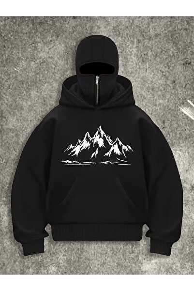 LAYORA Gothic Racing Graphic Printed Hooded Sweatshirt for Women