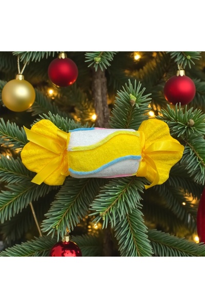 Ajoy Deco Store Decorațiune Brad Candy Yellow