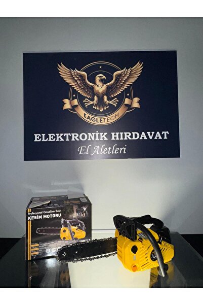 Eagletech 25 cc Mini Benzinli Testere Ağaç Odun Dal Budama Ve Kesme Testeresi...