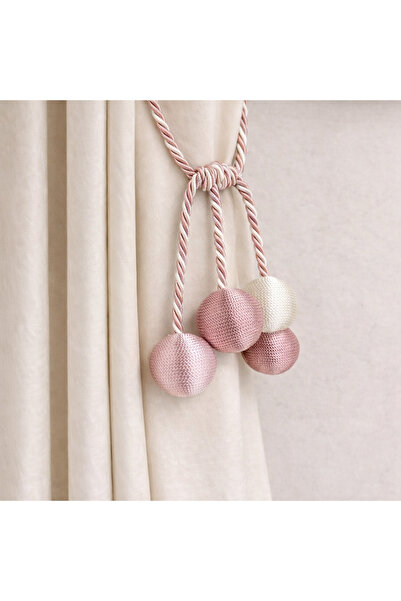 MEFAKS TEKSTİL Modern Sarım 4 Toplu Braçol Kornişe Takmatik İpli Tavan Perde Aksesuarı