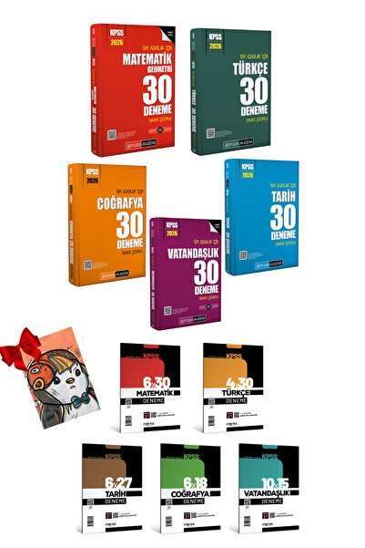 Pegem Akademi Yayıncılık 2026 KPSS Tüm Adaylar İçin Tüm Dersler 30 Deneme & H...