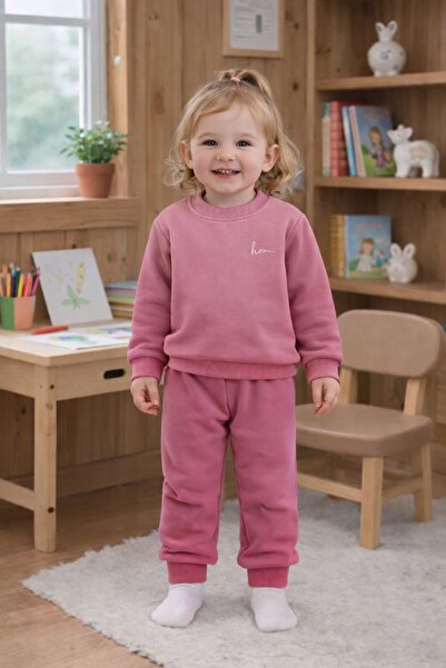 tunays shopping طقم ملابس علوي وسفلي للأطفال من الجنسين مصنوع من القطن العضوي...