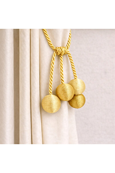 MEFAKS TEKSTİL Modern Sarım 4 Ball Braçol |   Kornişe Takmatik Drawstring Cur...