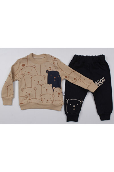 ŞEKER MAĞAZA Hello Bears Printed Men's Suit