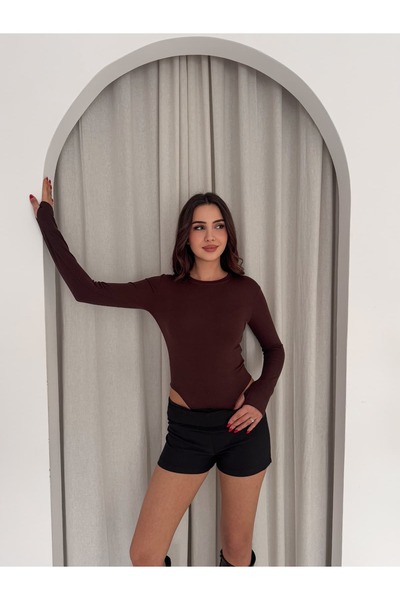 CİO ÇITÇITLI PARMAK GEÇMELİ UZUN KOLLU ZIBIN BODY