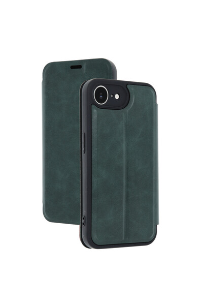 NewFace iPhone 16E Case Flip Cover - Dark Green