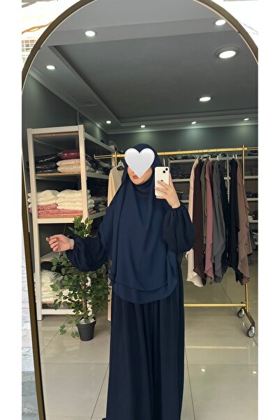 Yüsra Collection Ayrobin Dress and Shaded Soufflé 2-Piece Set