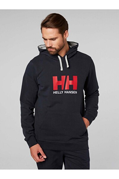 Helly Hansen Hanorac albastru închis cu logo Hh Hoodie (33977-476858) Bărbați