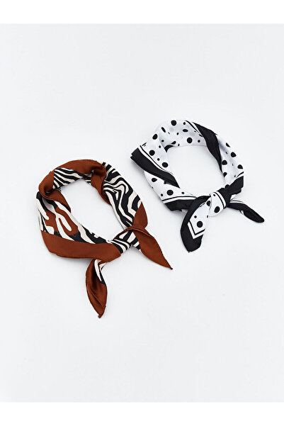 LC Waikiki New Season Patterned Women's Bandana Set of 2