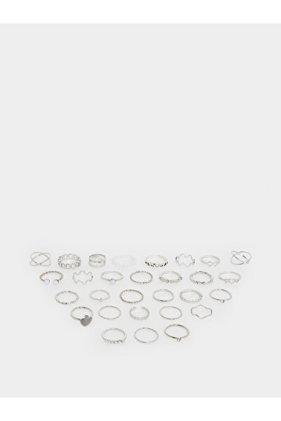 Styli Silver Multipack Ring Set