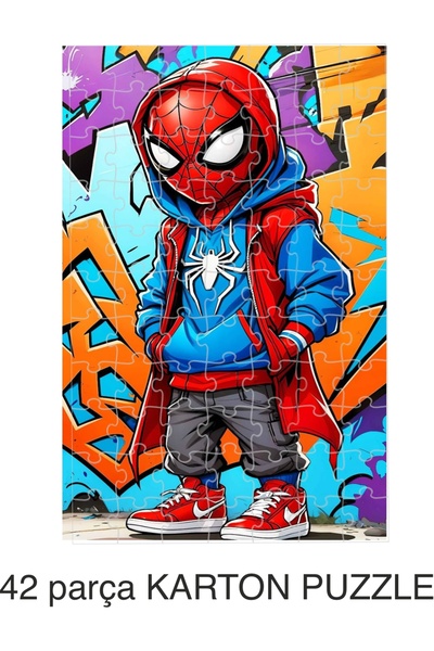 SIRADIŞI REKLAM ÖRÜMCEK ADAM PUZZLE 42 PARÇA