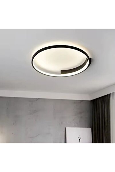 OEM Lampă de tavan LED LETIZIA 33W cu telecomandă, rotundă, rece/cald/neutru, reglabilă, neagră