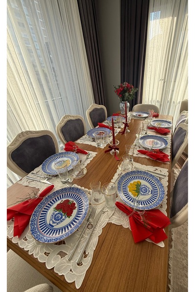 Lusso Gardenya Delik İşi 6 Adet Amerikan Servis