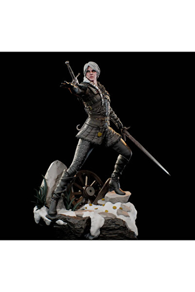 saranostra Ciri 3D Figür 20CM The Witcher 3D Ciri