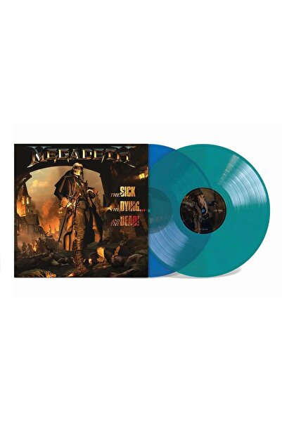 Universal Music Group YABANCI PLAK - Megadeth / The Sick, the Dying... And the Dead (Mavi opak& şeffaf yeşil 2LP)
