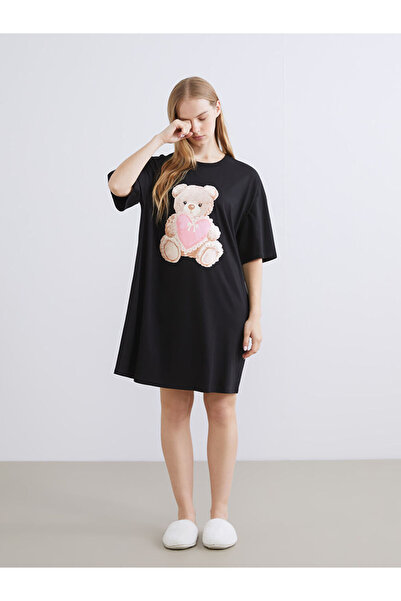 LC Waikiki Sparkling Choices from Shining Store Zero Roba Collar Bear Teddy P...