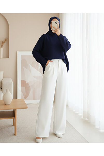 Modamorfo Round Neck Casual Knitwear Sweater -Laci