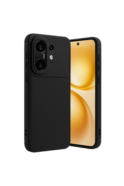 AKSEFİZZ حافظة Vivo X200 FE ذات ملمس فريد وغطاء مطفي فاخر يوفر قبضة عالية