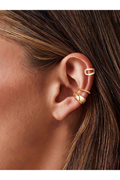 Take Two By Styli 3-Piece Non Piercing Hoop Earrings Set
