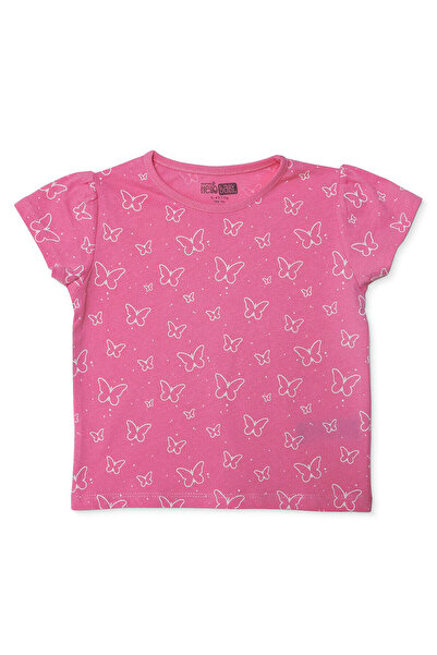 ebebek Hello Baby HelloBaby Kız Bebek Tshirt Süprem Bisiklet Yaka Kısa Kol