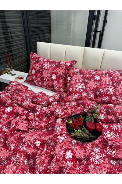 %100 PAMUK Flanel Çift Kişilik Nevresim Takımı