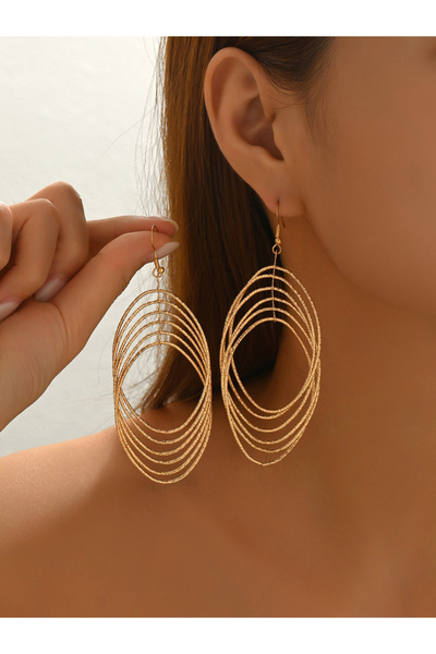 Take Two By Styli Women's Metal Dangle Earrings