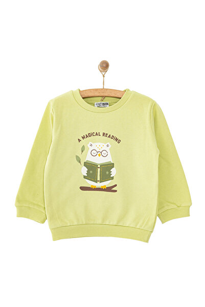 ebebek Hello Baby HelloBaby HelloBaby Erkek Bebek Sweatshirt Basic Bisiklet Yaka