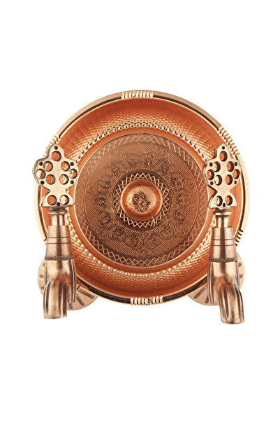 Vitrin Banyo Double Ottoman Faucet and Bath Stone - Copper