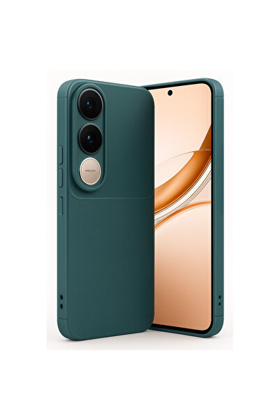 AKSEFİZZ حافظة Vivo V50 Lite 4G ذات ملمس فريد وغطاء ماتي فاخر يوفر قبضة عالية