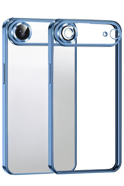 New Face MTXDPN Apple iPhone 17 Air Lens سيليكون - (215242) أزرق فاتح