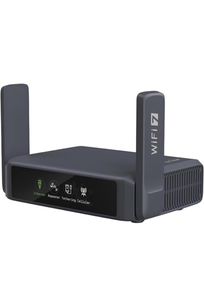 GL iNet Slate 7 Wi-Fi 7 VPN Destekli Dokunmatik Taşınabilir Router | "Seyahat...