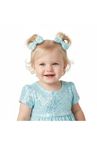 SeaBubbles Sequin Girl's Buckle Set of 2 Standard Green