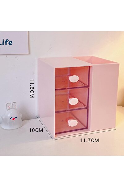 not 2 Drawer Desktop Jewelry Organizer Box - 12 cm - 12 cm - 10 cm