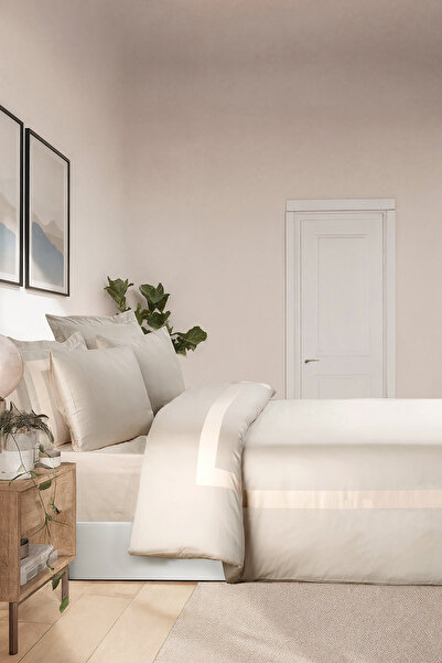 First Choice Montova %100 Pamuk 300 TC (120 Tel) Çift Kişilik Nevresim Takımı