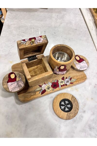 South house طقم مبخرة خشب